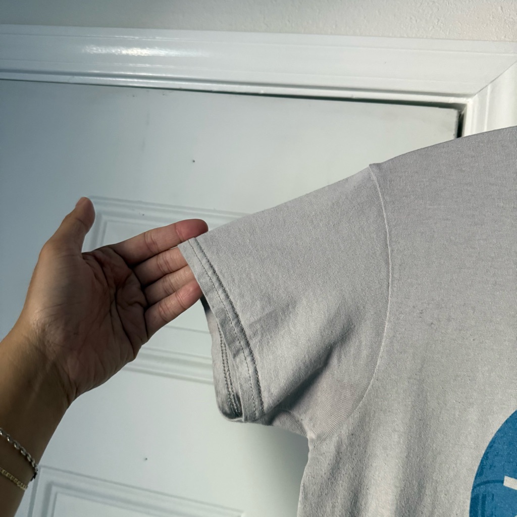 Popkiller Grey Nasa Space Graphic Short Sleeve Crew Neck Cotton Tee T-Shirt — image 3 of 6